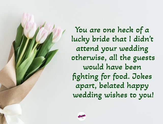 Belated Wedding Wishes to the Bride