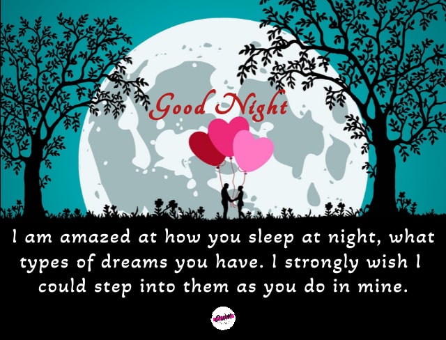 Romantic Good Night Love Wishes