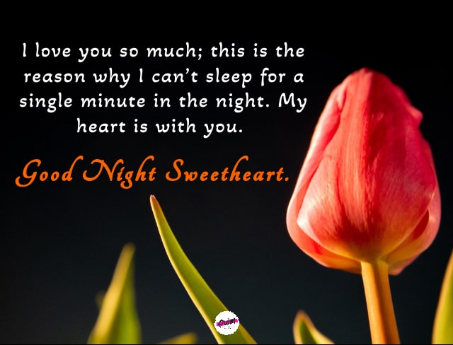 Good Night Messages to My Sweetheart 