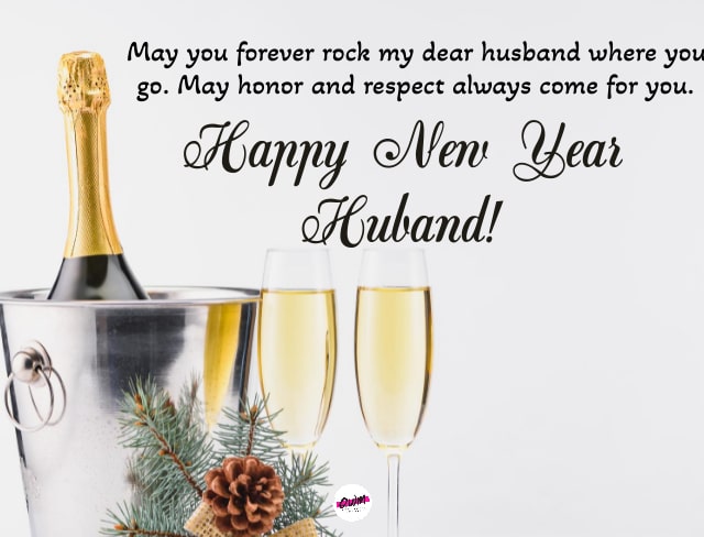 Happy New Year Wishes for Husband