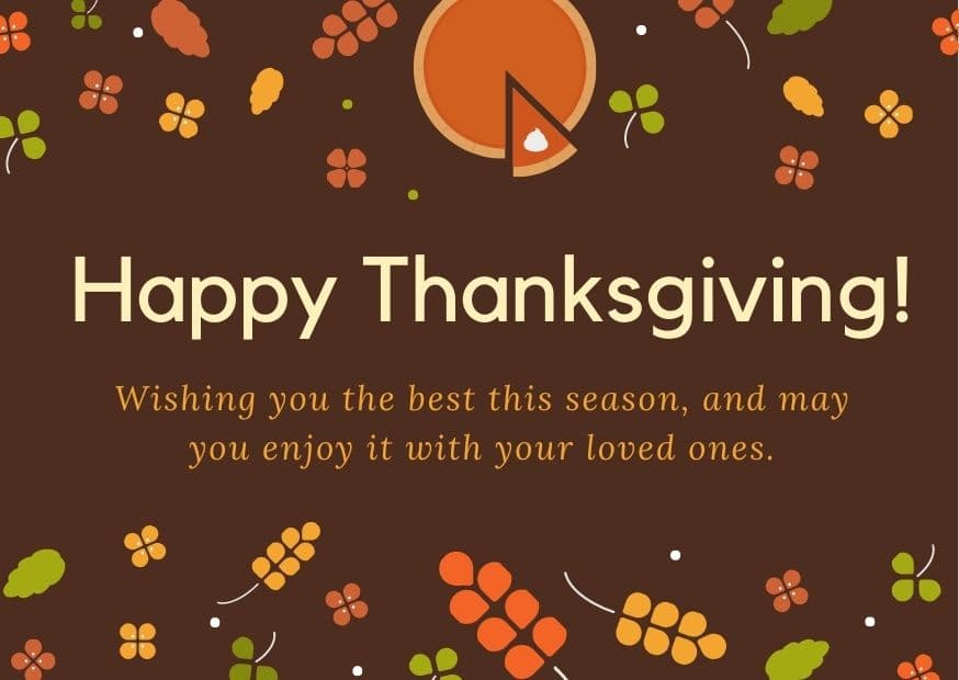 Happy Thanksgiving Card Images