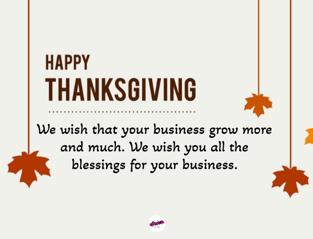 Thanksgiving Messages for Business