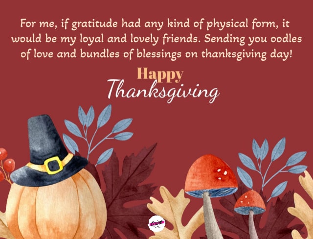 Happy Thanksgiving Quotes For Friends