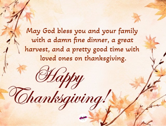 Happy Thanksgiving Messages for Friends