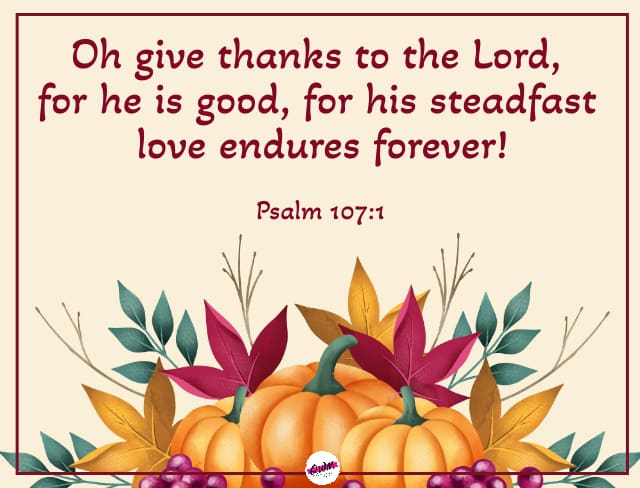 Thanksgiving Bible Verses 2021