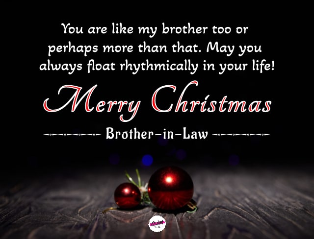 Merry Christmas Wishes for Brother in law