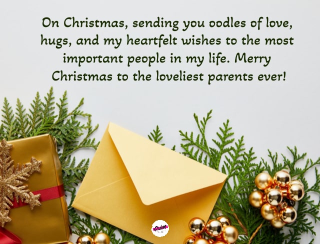 Merry Christmas Greetings For Parents