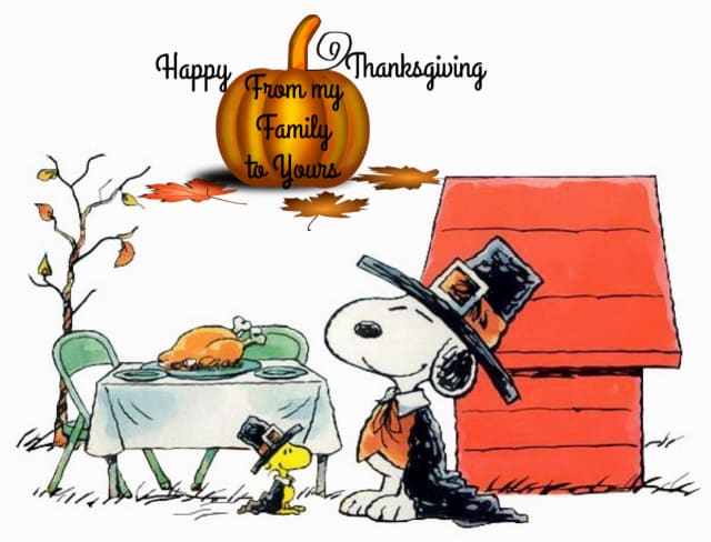 Snoopy Thanksgiving Images 2023