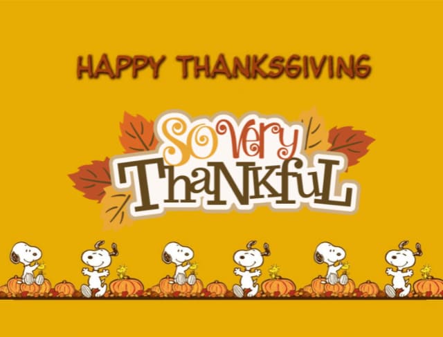 Snoopy Thanksgiving Pictures