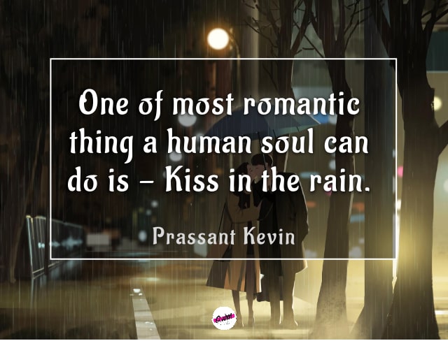 romantic love quotes on rain