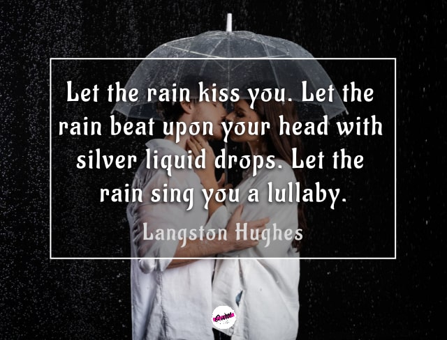Romantic Love Quotes on Rain