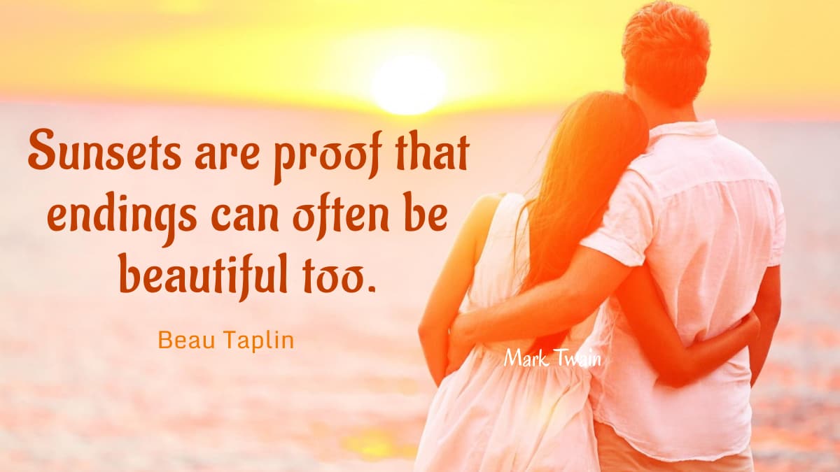 50+ Love Sunset Quotes for Couple Who Are In Eternal Love