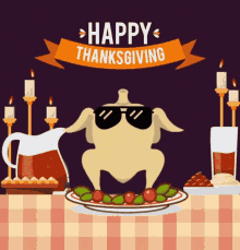 thanksgiving dance gif turkey