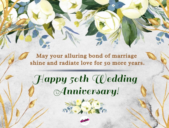 50th Wedding Anniversary Quotes 