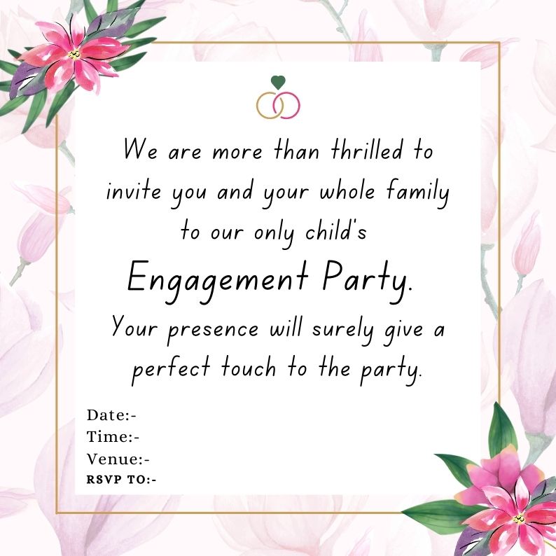 Invitations for Engagement Party