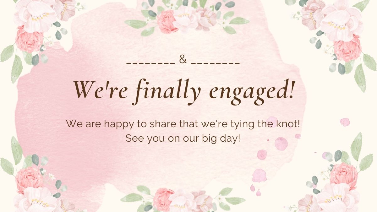 60+ Engagement Invitation Messages | Invitation for Engagement