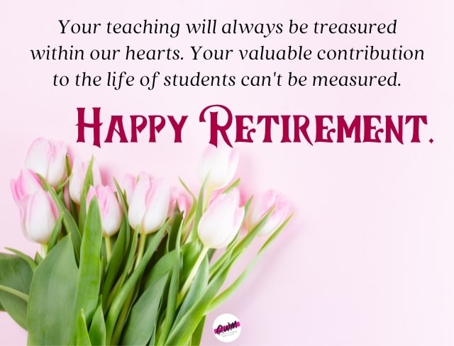 Retirement Wishes for Teacher Colleagues