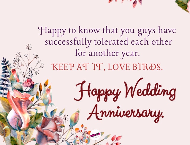 Happy Wedding Anniversary Wishes for Friends