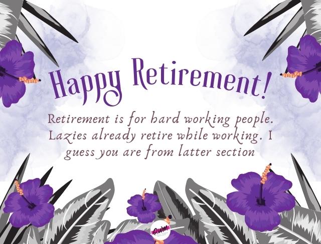 Funny Happy Retirement Messages