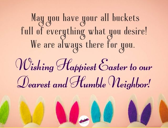 Easter Wishes for Neighbor