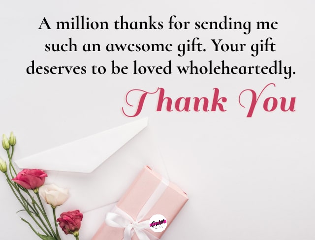 Thank You Notes For Gift 
