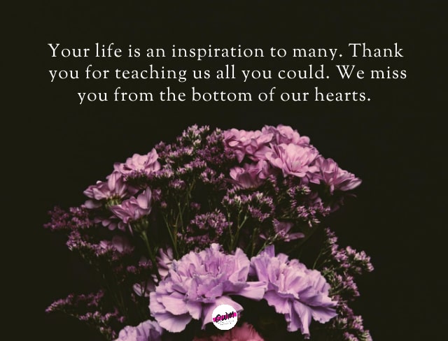 Tribute on Death Anniversary Messages