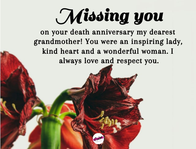 Death Anniversary Messages for Grandmother