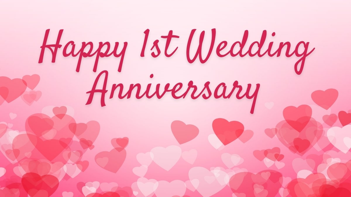 100+ Happy 1st Wedding Anniversary Wishes, Messages, & Quotes