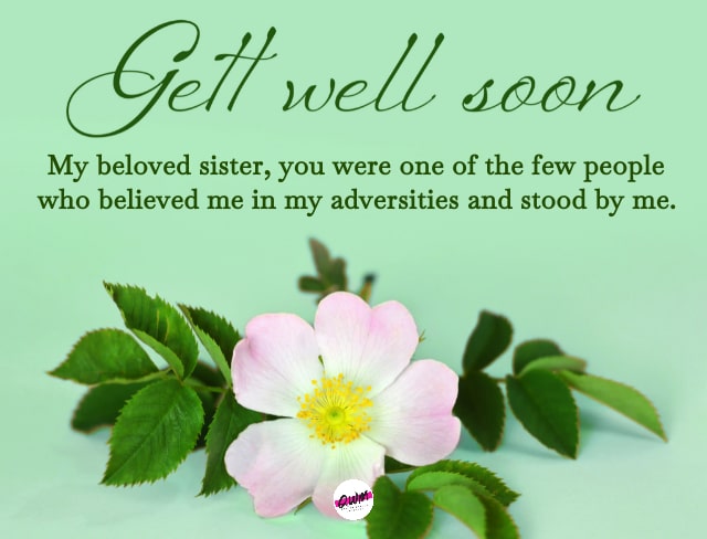 Get Well Soon Messages for Sister