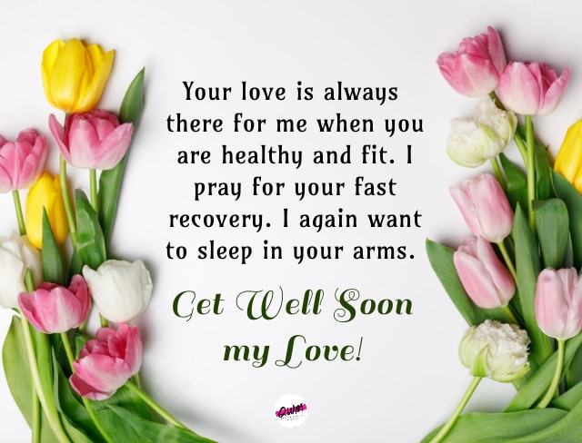 Get Well Soon Messages for Husband