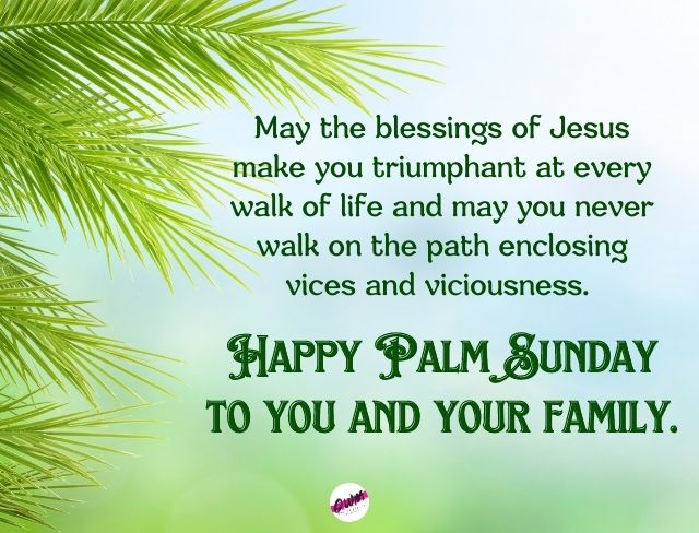 Palm Sunday Greetings