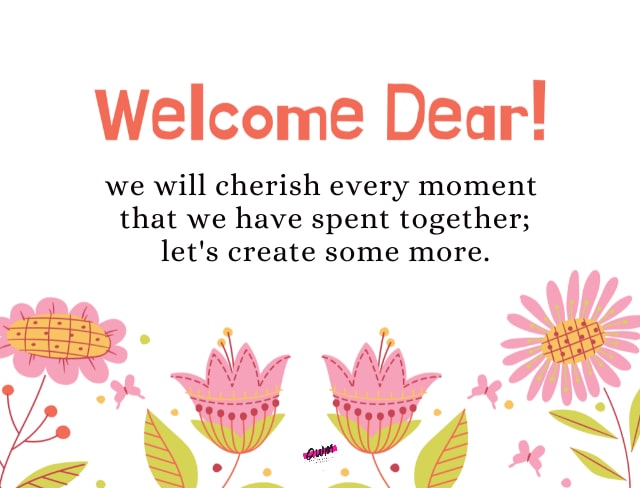 Welcome Messages for a Friend