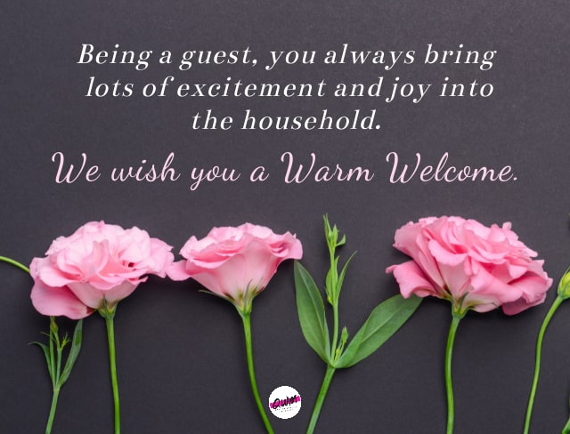 Welcome Messages for Guests
