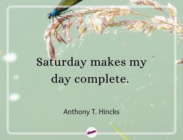 happy Saturday Quotes