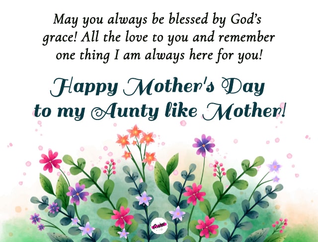 Happy Mothers Day Wishes for Aunt like a Mother