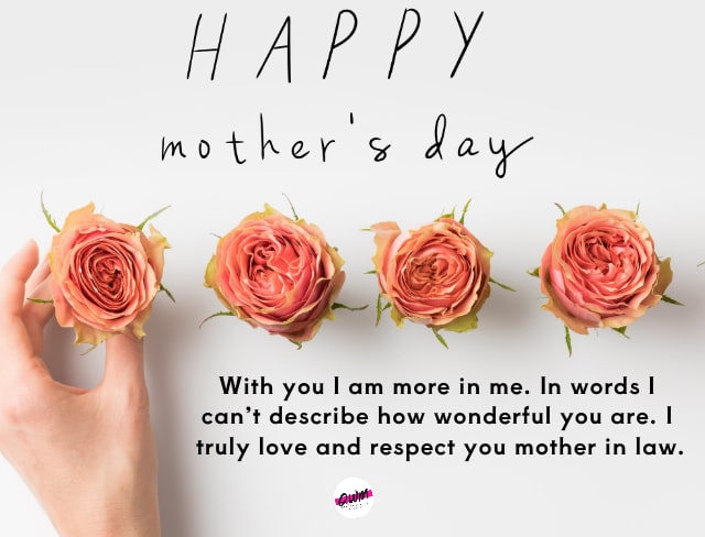 Happy mother’s day mother in law Wishes