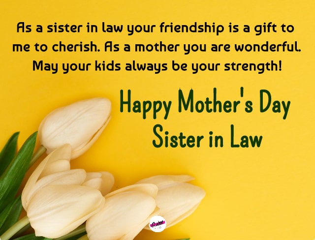 Happy Mothers Day Sister in Law wishes