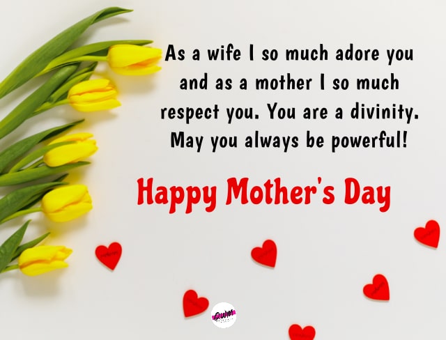 Happy Mothers Day Wishes for Wife 