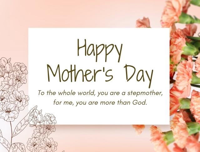 Happy Mothers Day Wishes for Stepmother