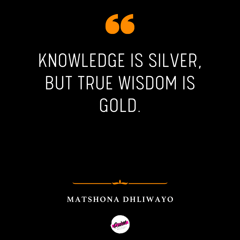 wisdom Matshona Dhliwayo Quotes
