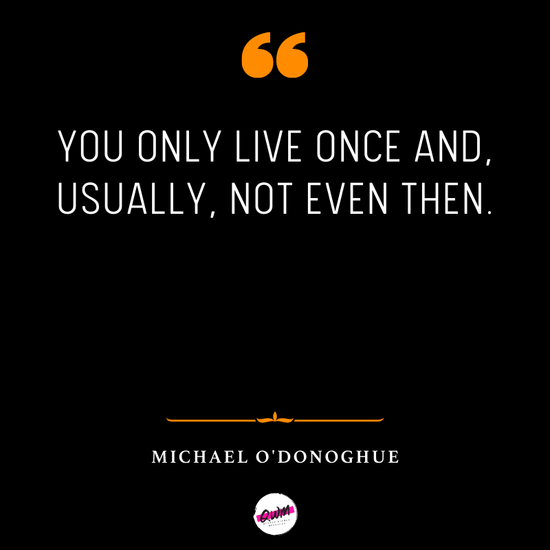 you only live once book quotes
