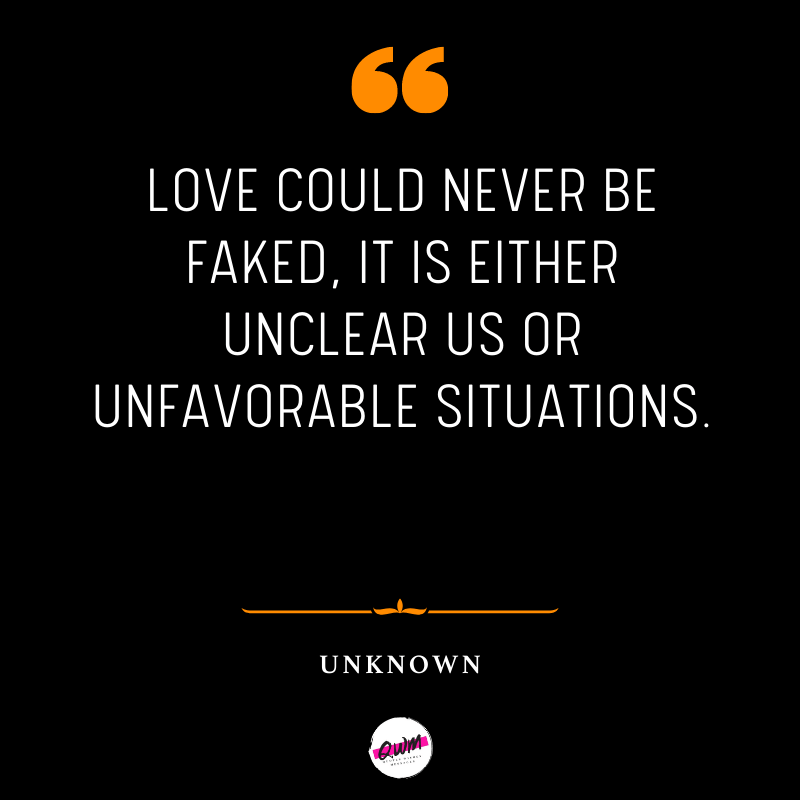 real love or fake love quotes