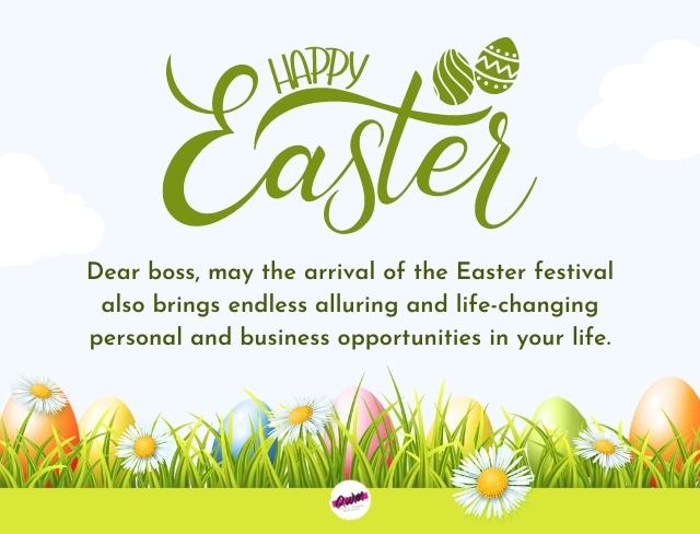Happy Easter Boss Wishes