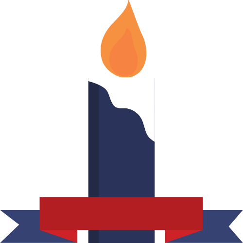 memorial day candle clipart