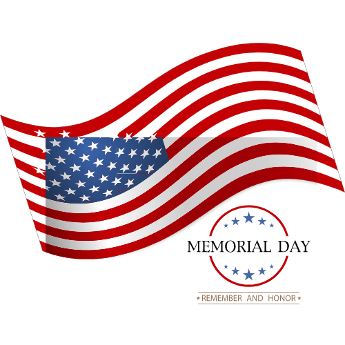 memorial day cliparts flag