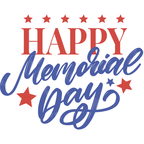 happy memorial day clipart 2022