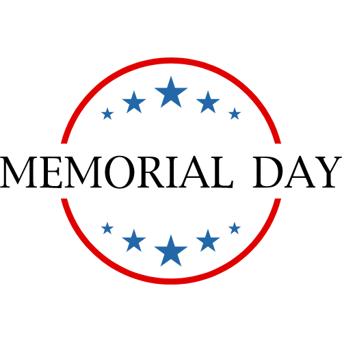 memorial day stars clipart