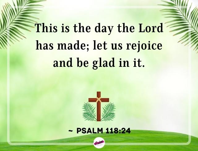 palm sunday bible verses psalm