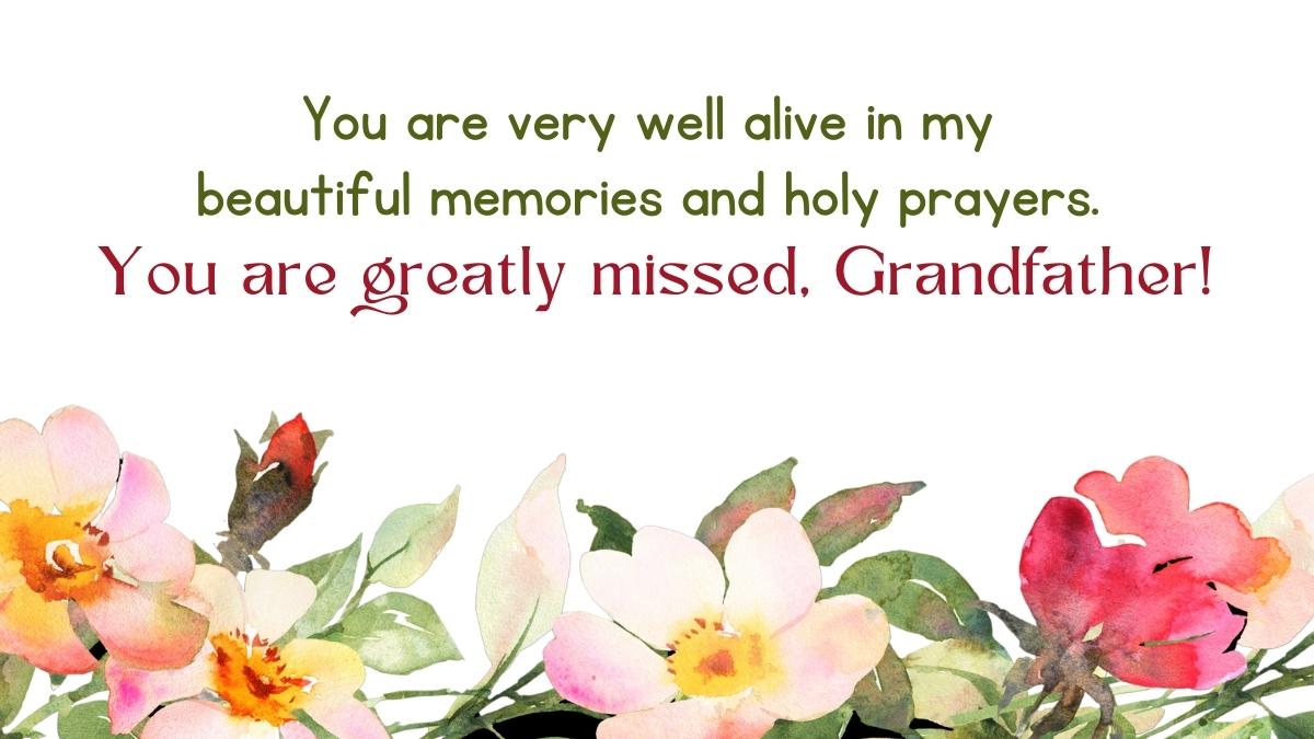 40+ Grandfather Death Anniversary Quotes and Messages