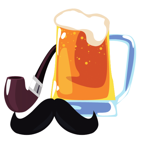 happy fathers day beer mug clipart